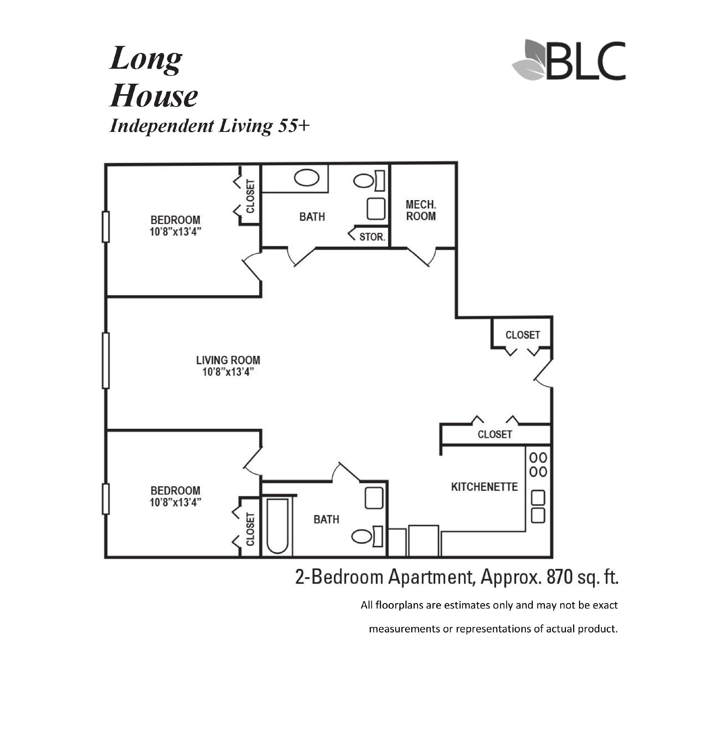 Long House 2 Bedroom Apartment